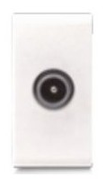 TV socket/SAT resistive keystone antibacterial 43 — SOMEF 436091K