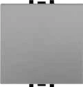 STIEL ALPHA 16AX 250V wide-rocker push-button matt grey