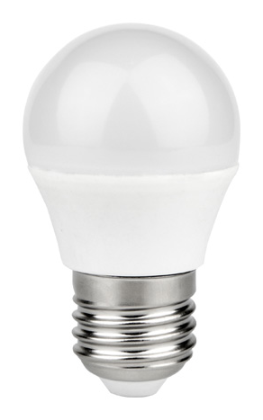 E27 6 W spherical LED lamp