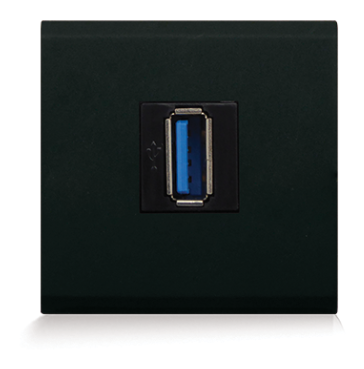 USB feed-through socket 3.0 2 modules NERA 43 — SOMEF 432043/2