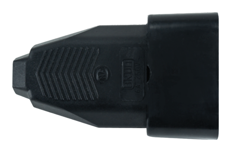 STIEL French female connector 6A black