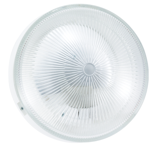 STIEL round glass bulkhead light 100W - B22