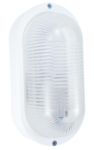 STIEL oval glass bulkhead light 75W - B22 - without guard
