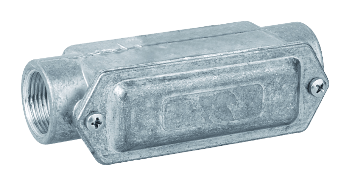 6030 aluminium junction boxes — two straight ways
