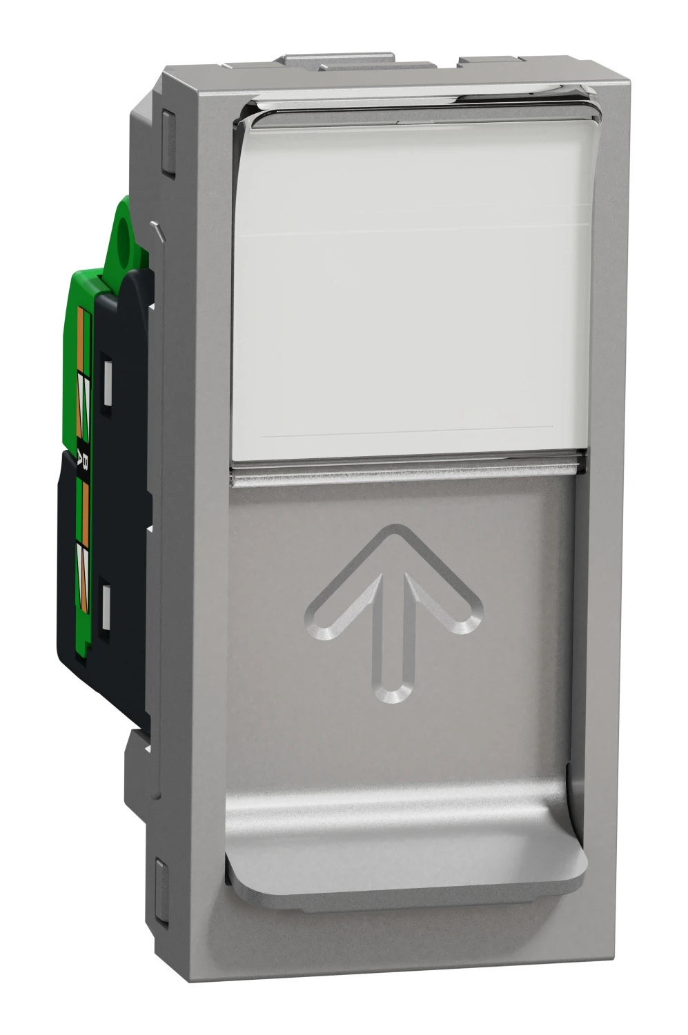 New Unica NU344830 rj45 cat.6a ftp data socket — aluminium — Schneider Electric