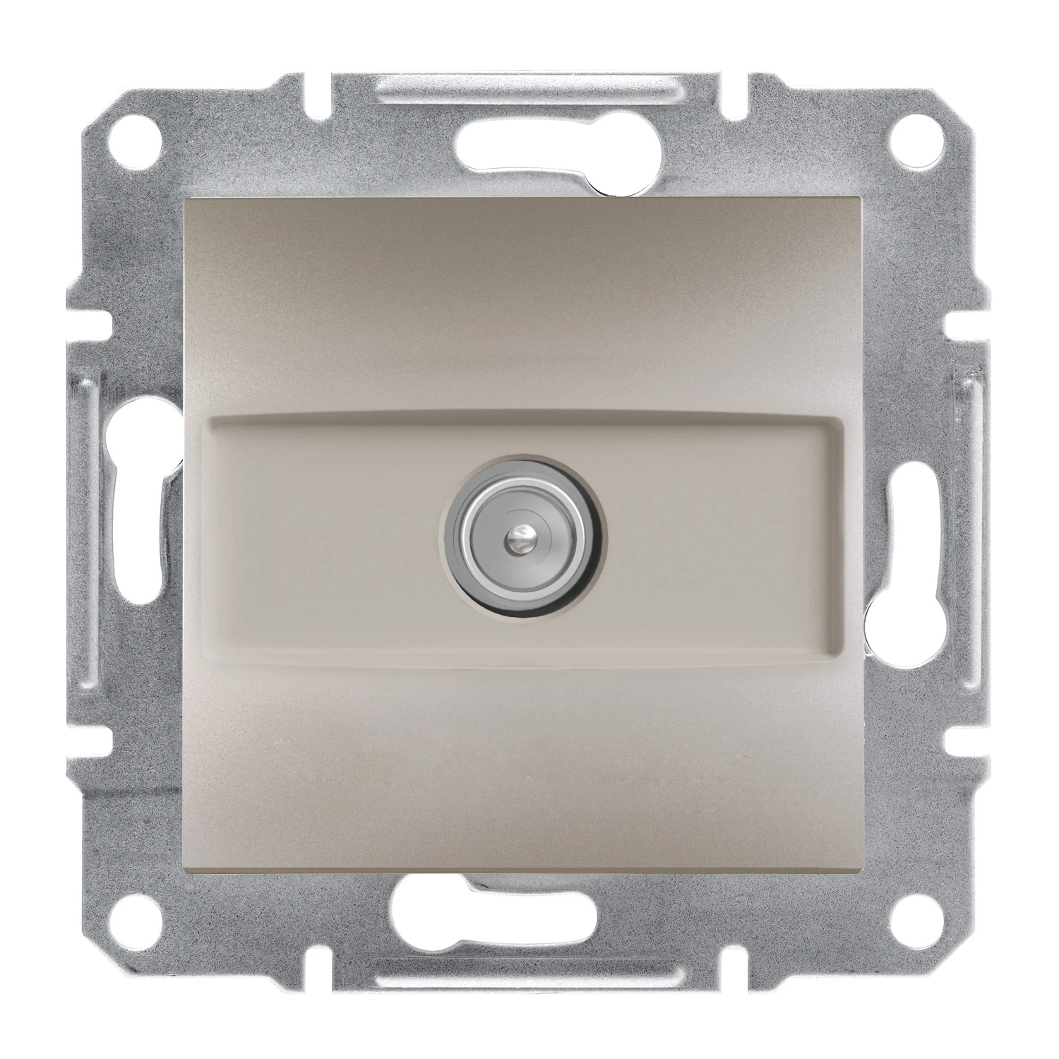 Asfora EPH3200169 tv antenna outlet — bronze — Schneider Electric