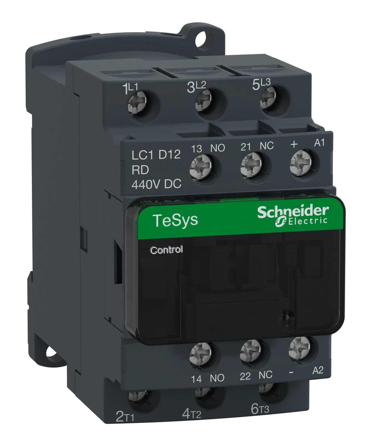 Contacteur TeSys Deca LC1D12RD — 3P, 12 A AC-3/AC-3e, commande 440 V CC