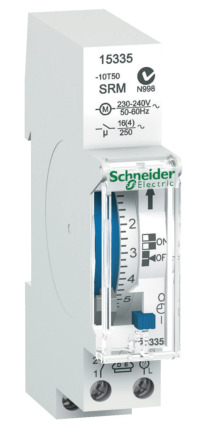 Mechanical time switch IH 24 h 1 channel — 15335 — Schneider Electric