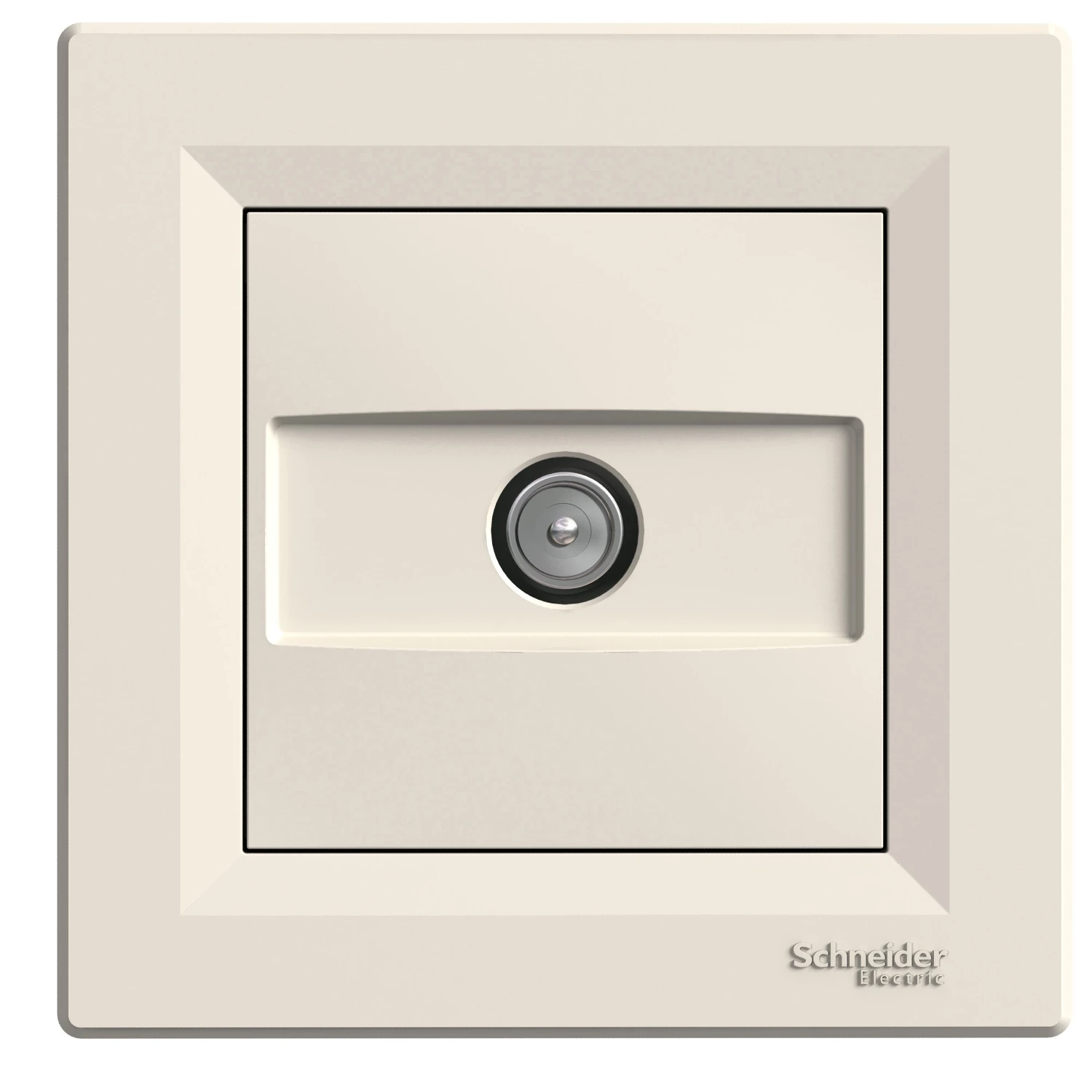 Asfora EPH3200123 tv antenna outlet — cream — Schneider Electric
