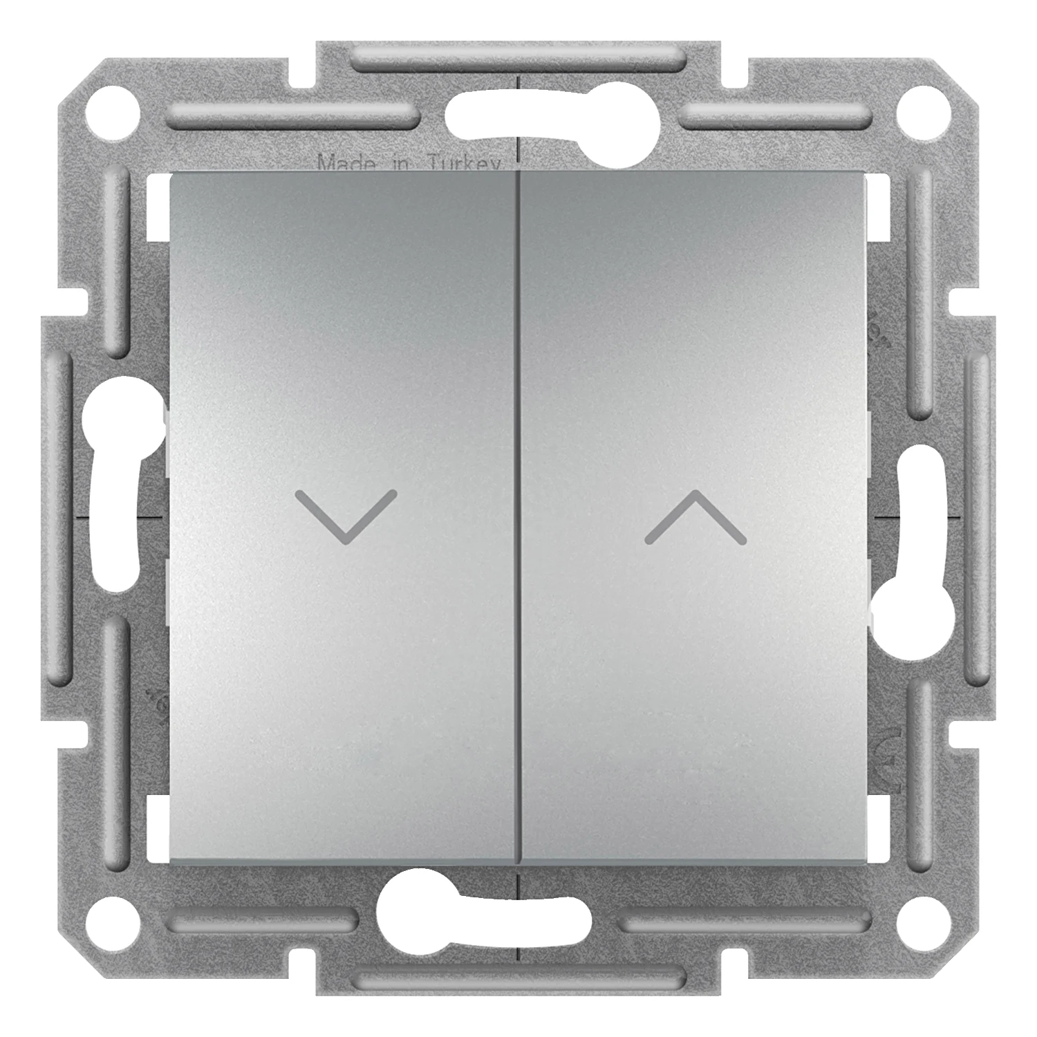 Interrupteur pour volet roulant Asfora EPH1300561 — aluminium — Schneider Electric
