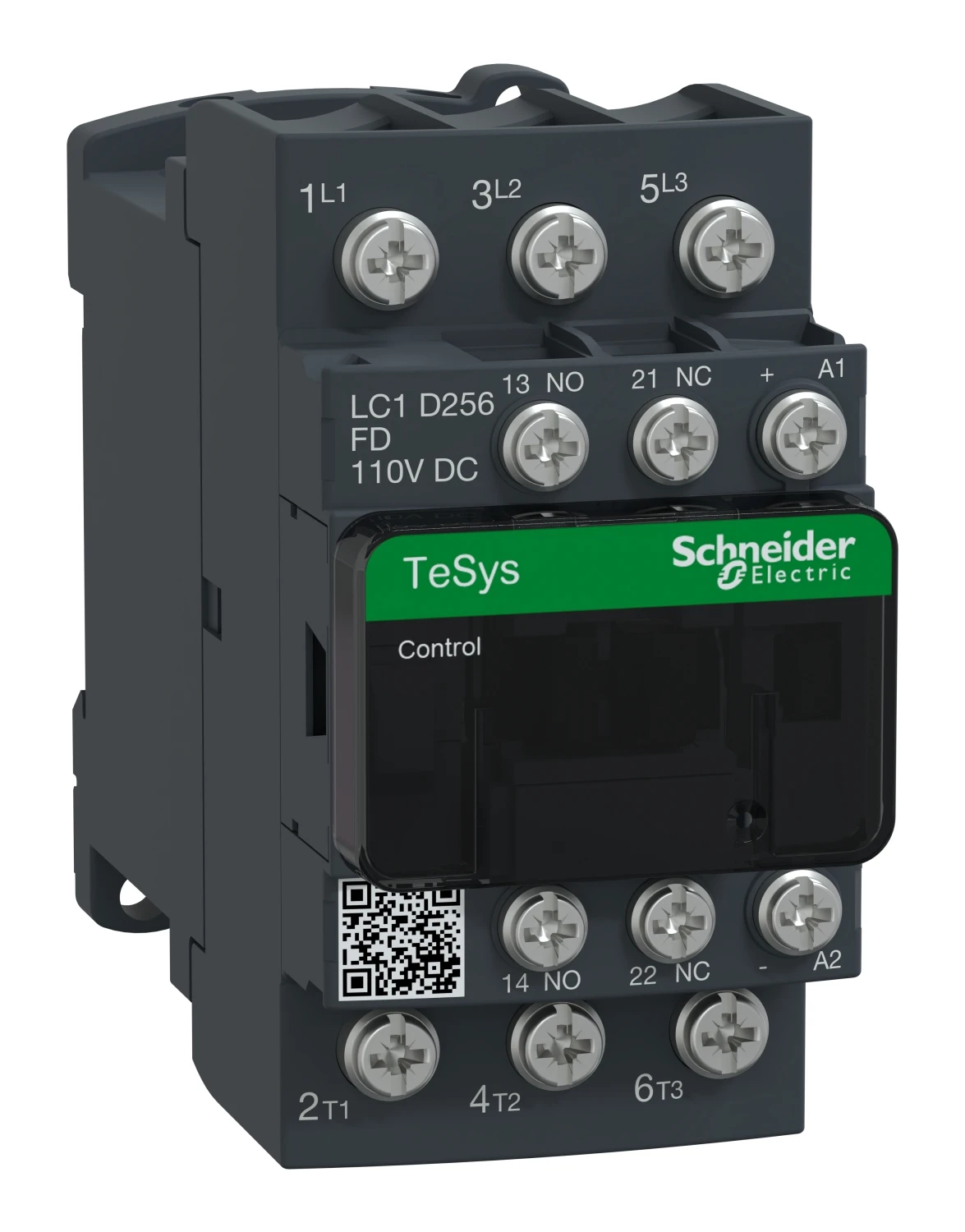 Contacteur TeSys Deca LC1D256FD — 3P, 25 A AC-3/AC-3e, commande 110 V CC