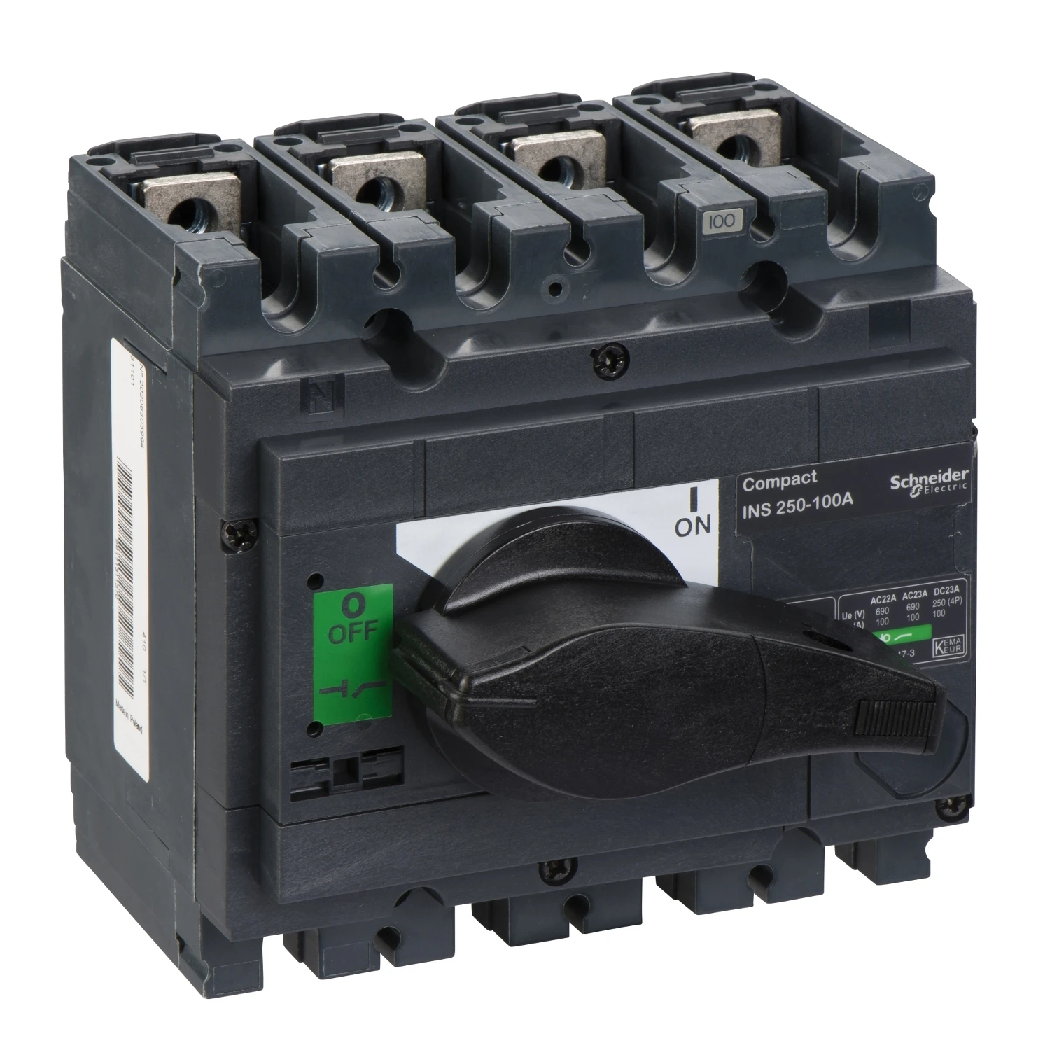 Switch disconnector INS250-100 4P 100 A — 31101