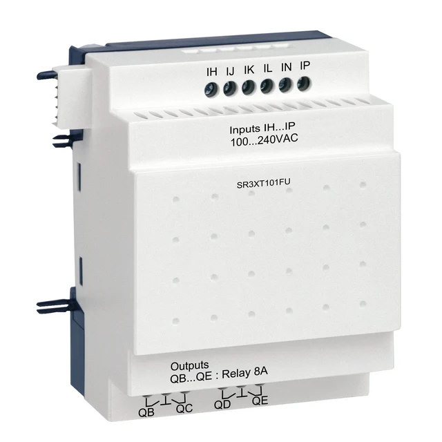 Zelio Logic SR3 SR3XT101FU i/o extension – 10 I/O – 100-240 V AC