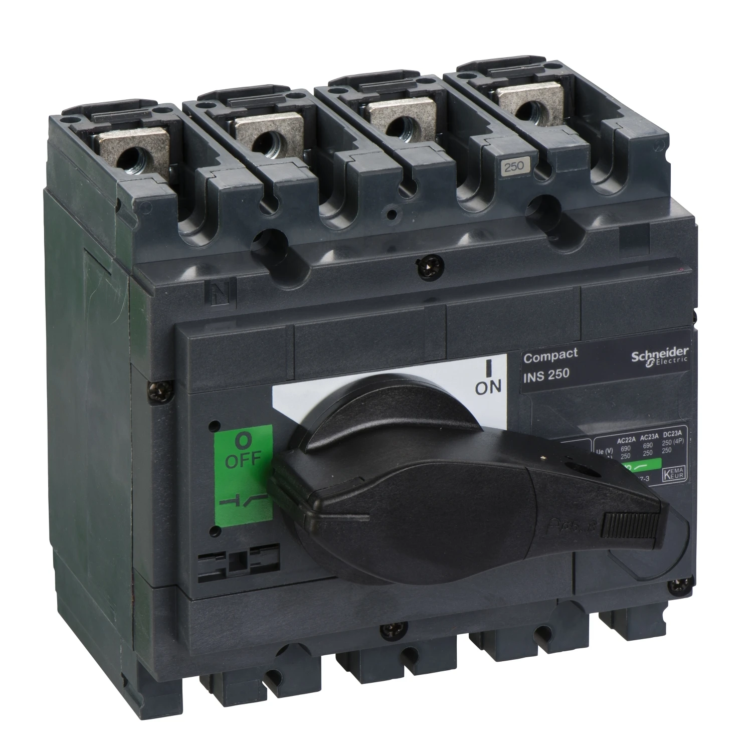Switch disconnector INS250 4P 250 A — 31107