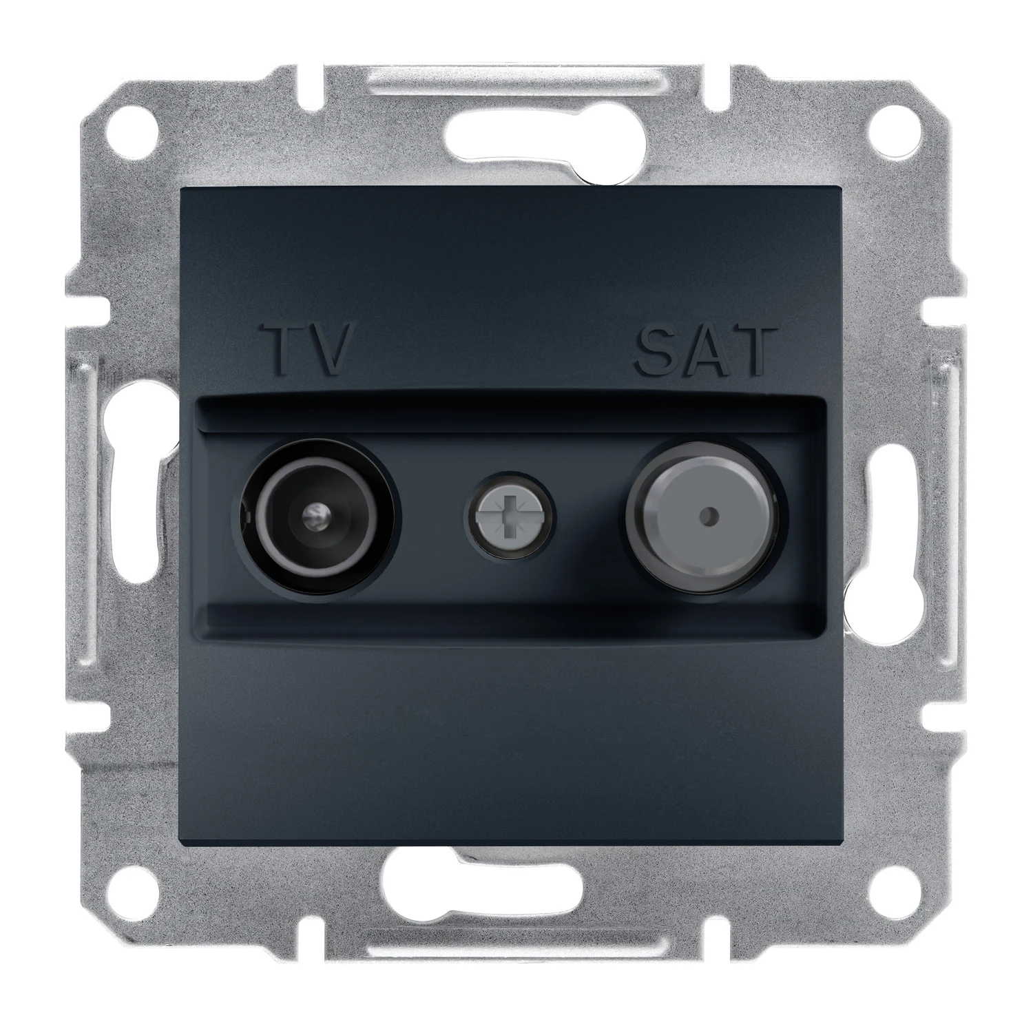 Asfora EPH3400171 tv / sat antenna outlet — anthracite — Schneider Electric