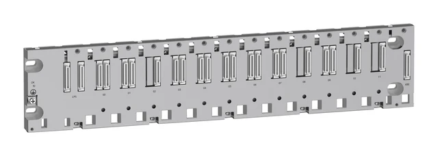 Modicon X80 BMEXBP1200 ethernet and x-bus backplane – 12 slots