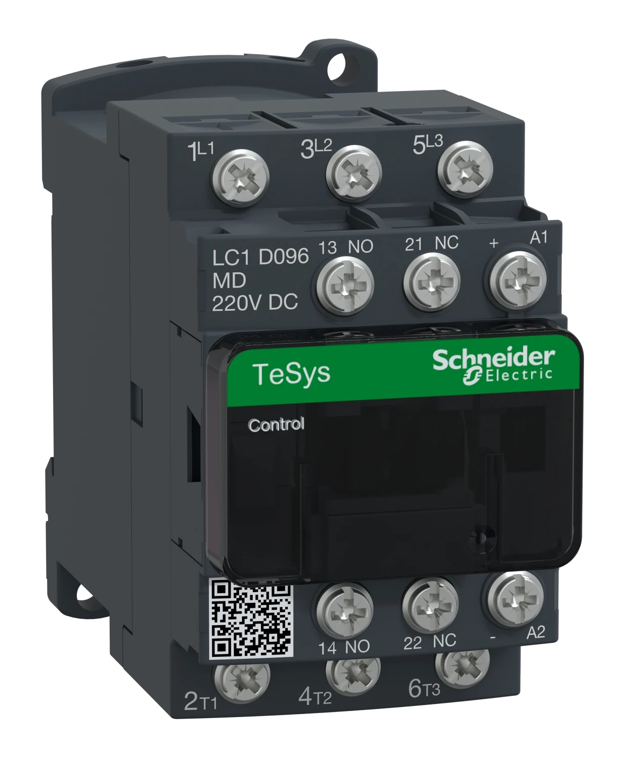 Contacteur TeSys Deca LC1D096MD — 3P, 9 A AC-3/AC-3e, commande 220 V CC