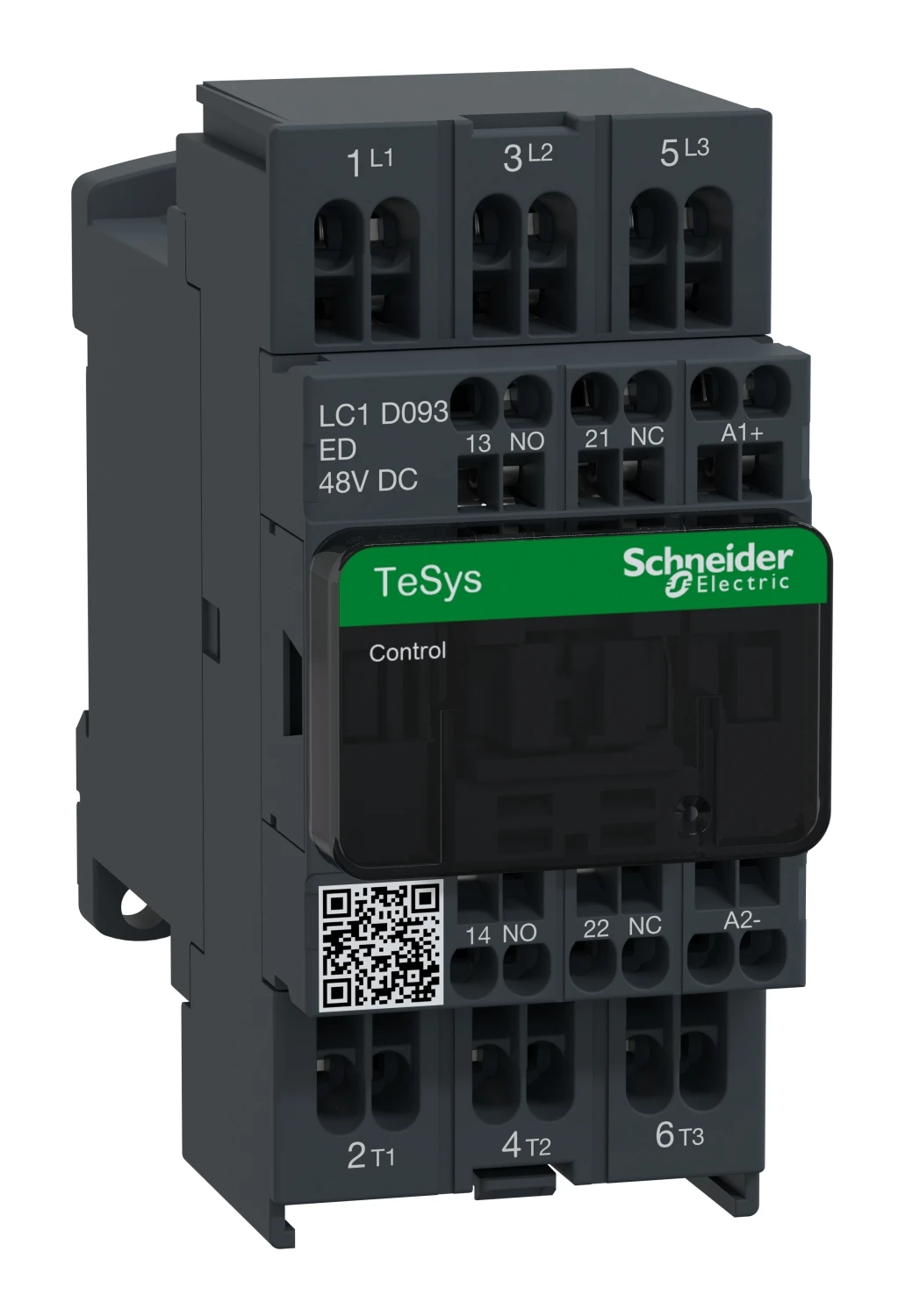 Contacteur TeSys Deca LC1D093ED — 3P, 9 A AC-3/AC-3e, commande 48 V CC