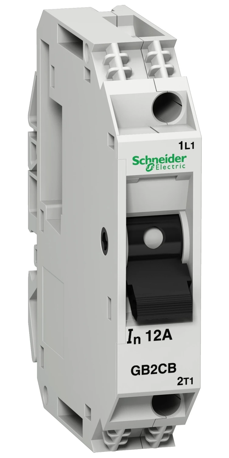 TeSys GB2CB09 auxiliary circuit breaker — 1P, Ith 4 A