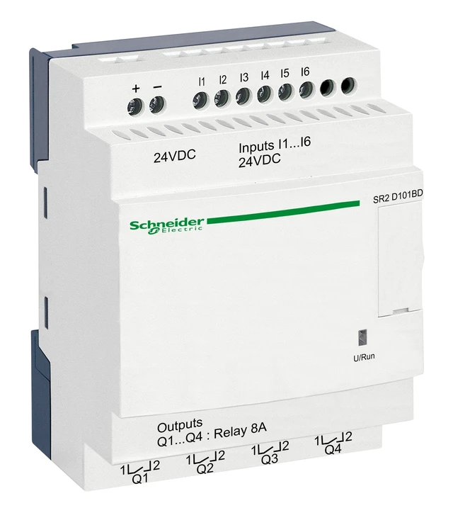 Zelio Logic SR2/SR3 SR2D101BD smart relay – 10 I/O – 24 V DC