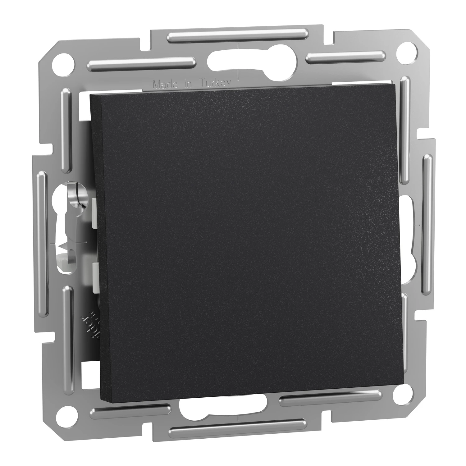 Asfora EPH0700171 single push button — anthracite — Schneider Electric