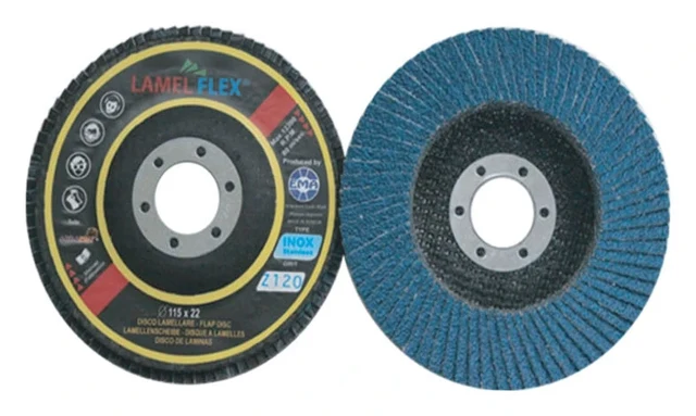 Lamelflex zirconia flap disc