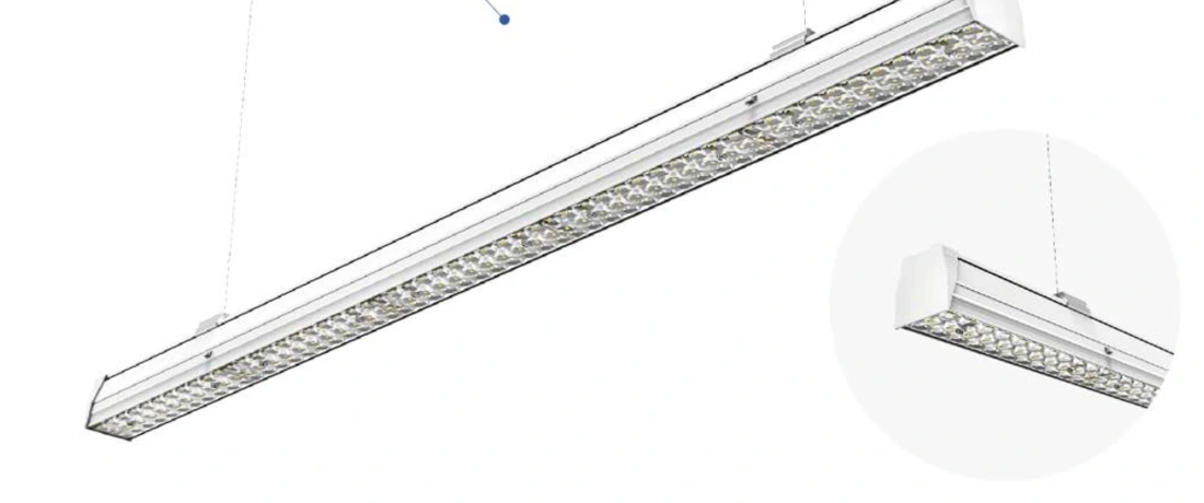 Luminaire linéaire industriel LINEALUX LED 3R — 1500 mm · 58 W · 4000 K · 30°