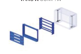 Standard ordering kit for panels realization with modular devices