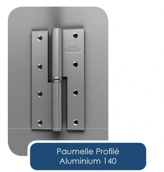 Profiled aluminium 140 lift-off hinge