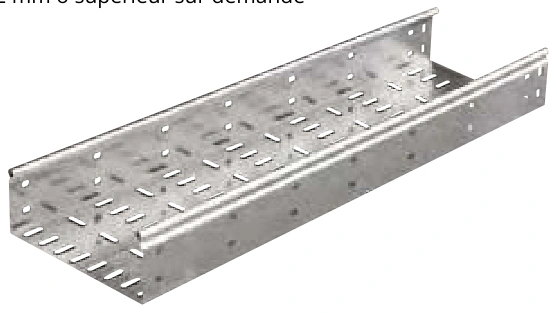 Cable tray — Perforated without interlocking — thickness 1.5 mm — S5