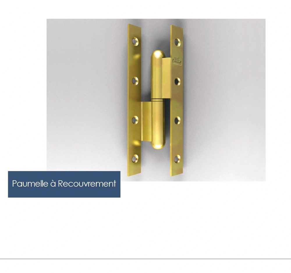 Rebated steel lift-off hinge