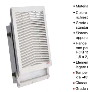 Ventilation grid — with filter