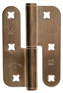 Stainless steel 90 × 65 × 2.5 mm lift-off hinge