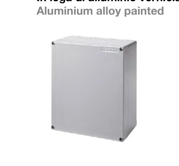 Junction boxes — aluminium alloy painted
