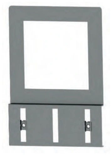 Internal modularity — Cable duct bracket for square measurement instruments