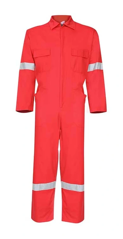 Combinaison de travail rouge