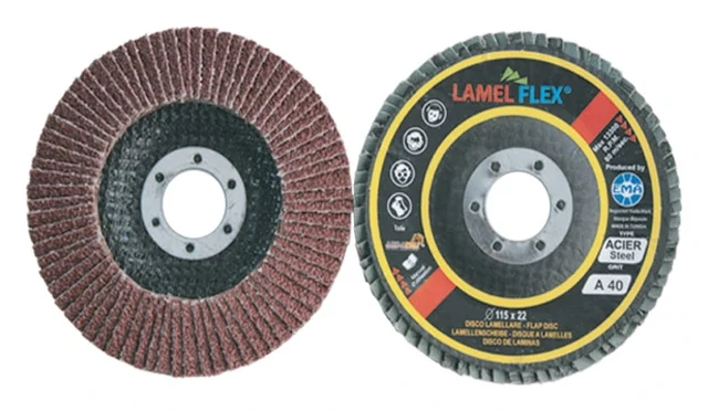 Lamelflex aluminium-oxide flap disc