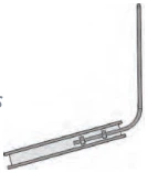 Air-termination rod with supports