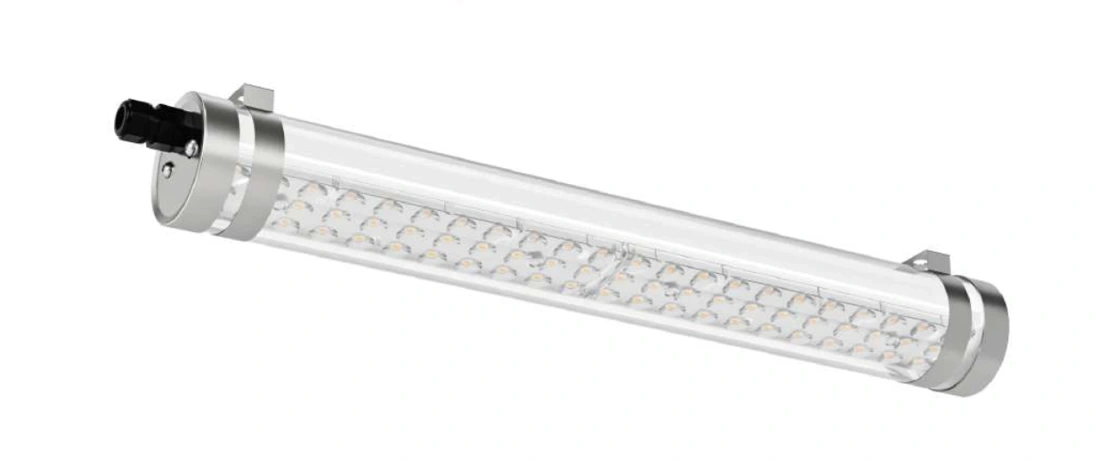 Tubular luminaire TUBALUX LED 3R D-ASY — 1200 mm · Ø80 mm · 47 W · 4000 K · double asymmetric