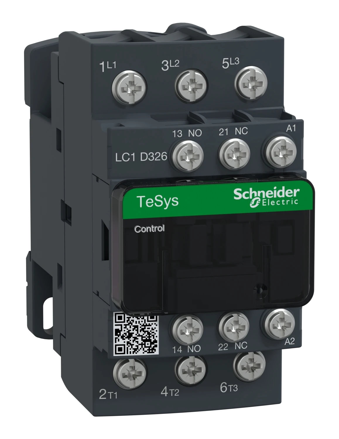 Contacteur TeSys Deca LC1D326B7 — 3P, 32 A AC-3/AC-3e, commande 24 V CA, 50/60 Hz