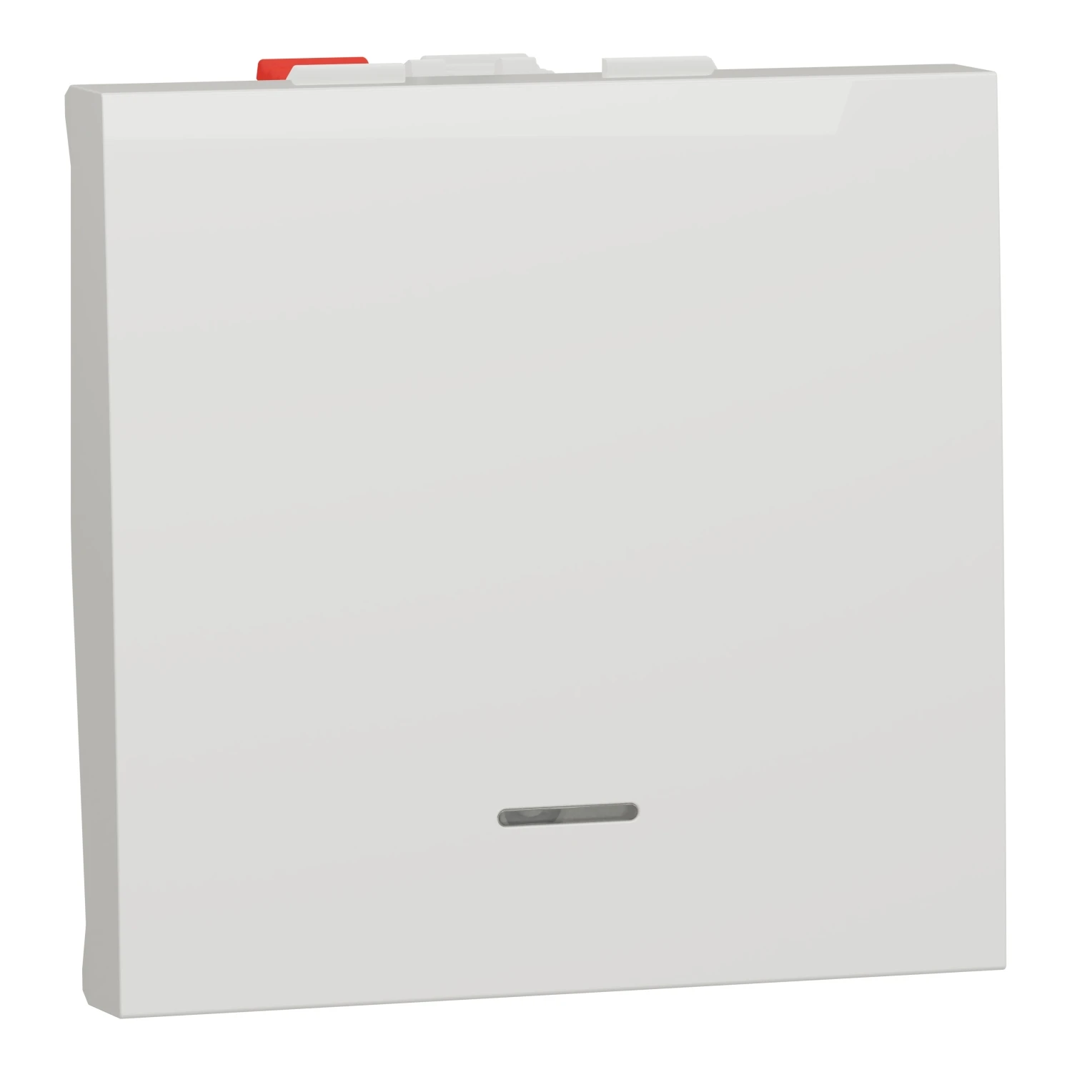 Bouton-poussoir NO avec voyant de repérage New Unica NU320618N — blanc — Schneider Electric