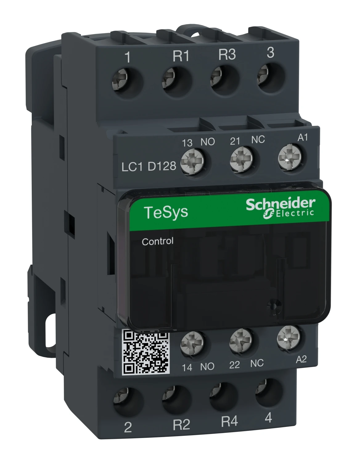 Contacteur TeSys Deca LC1D128B7 — 4P, 25 A AC-1, commande 24 V CA, 50/60 Hz