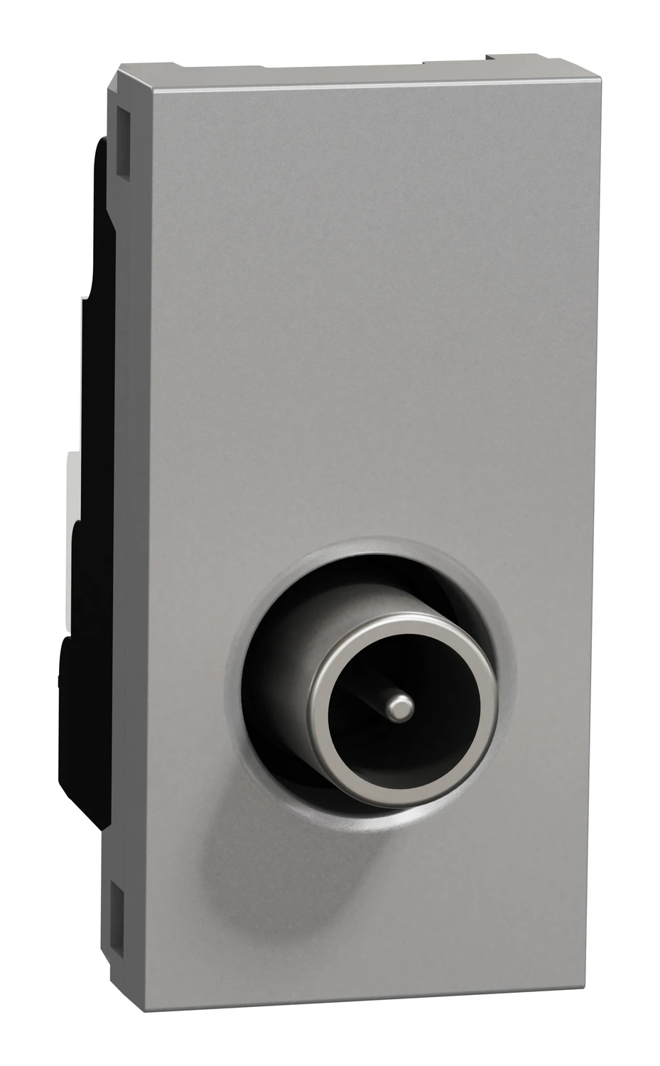 Prise TV New Unica NU346130 — aluminium