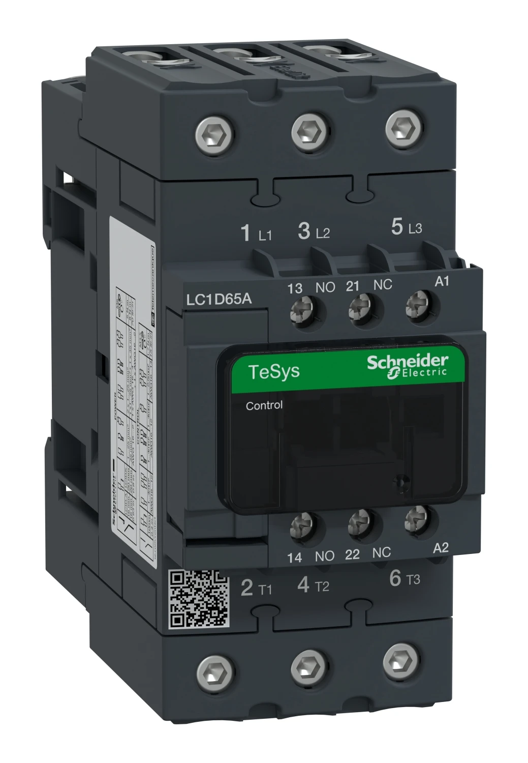 Contacteur TeSys Deca LC1D65AN7 — 3P, 65 A AC-3/AC-3e, commande 415 V CA, 50/60 Hz