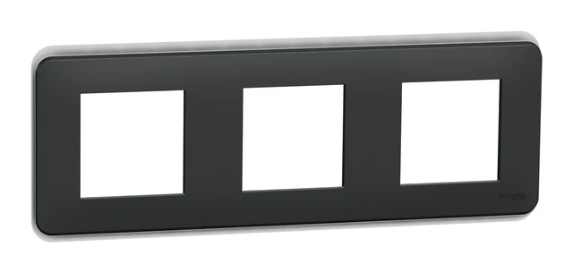 Plaque de finition New Unica NU400654 — anthracite