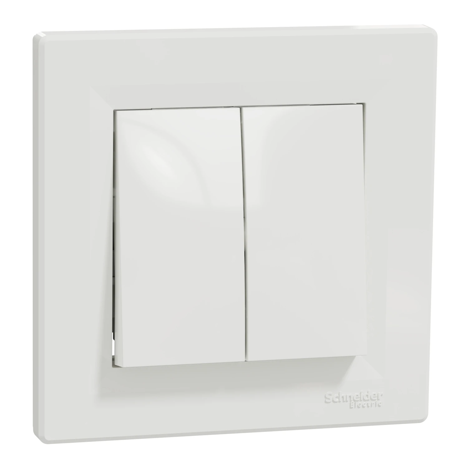 Double bouton-poussoir Asfora EPH1100121 — blanc