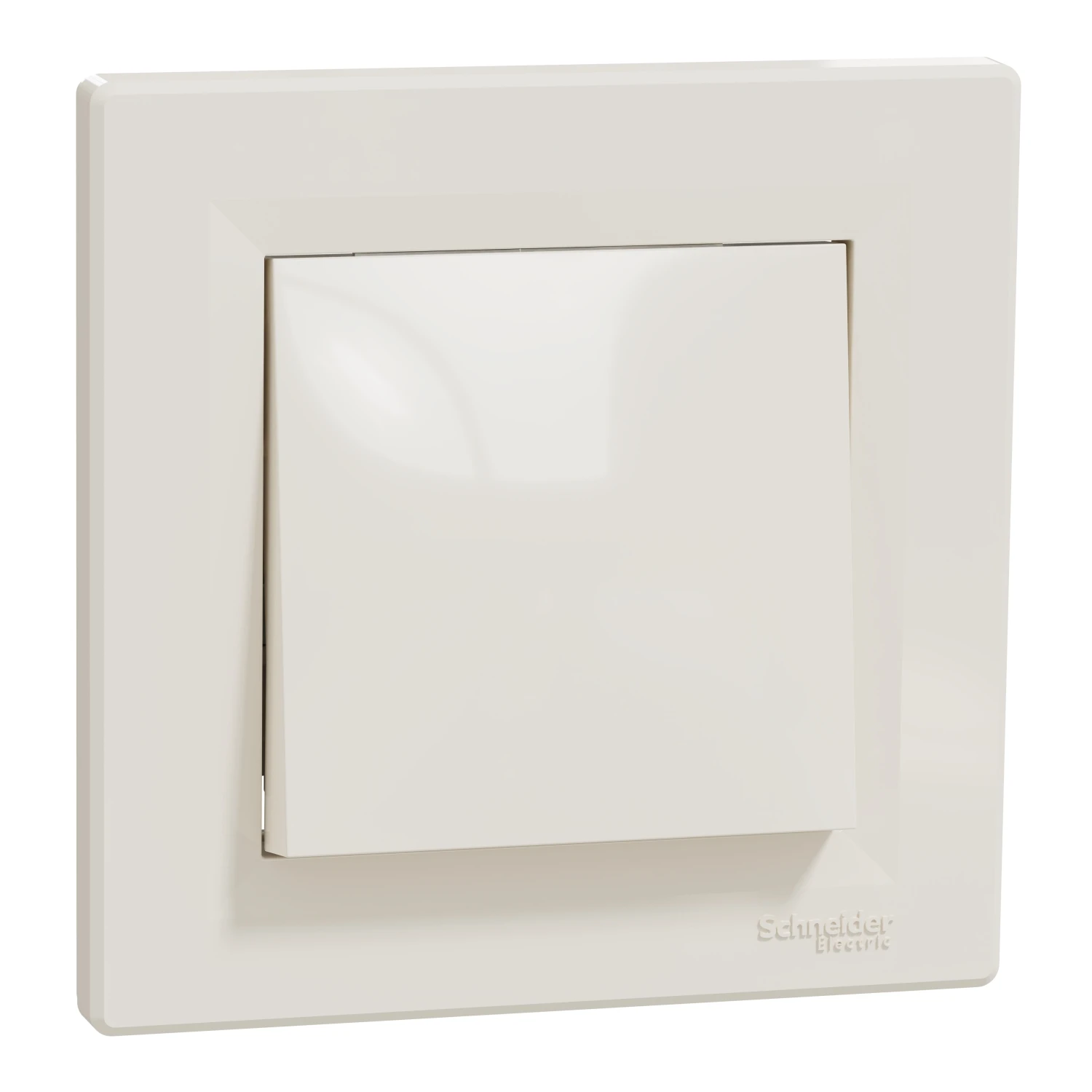 Bouton-poussoir simple Asfora EPH0700123 — crème