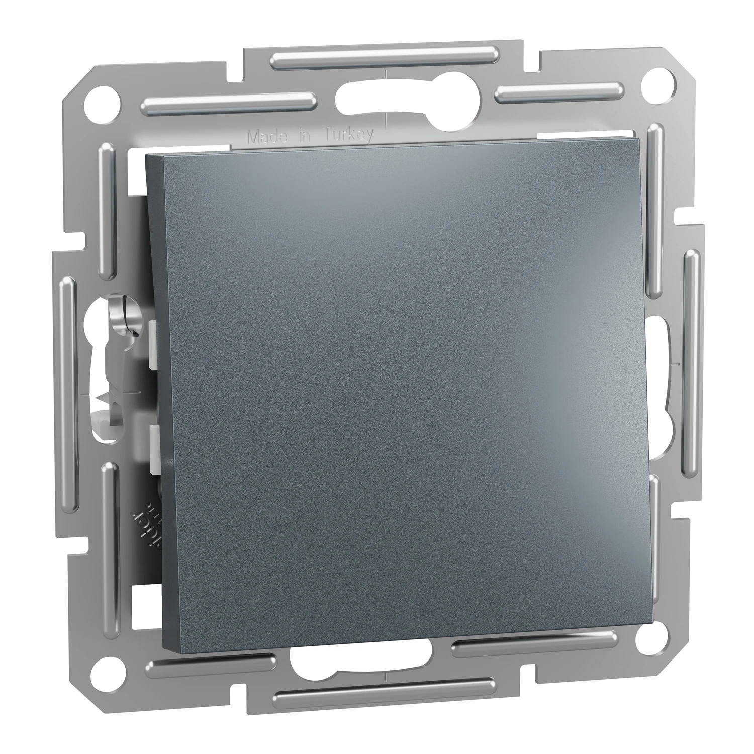 Interrupteur simple Asfora EPH0100162 — acier