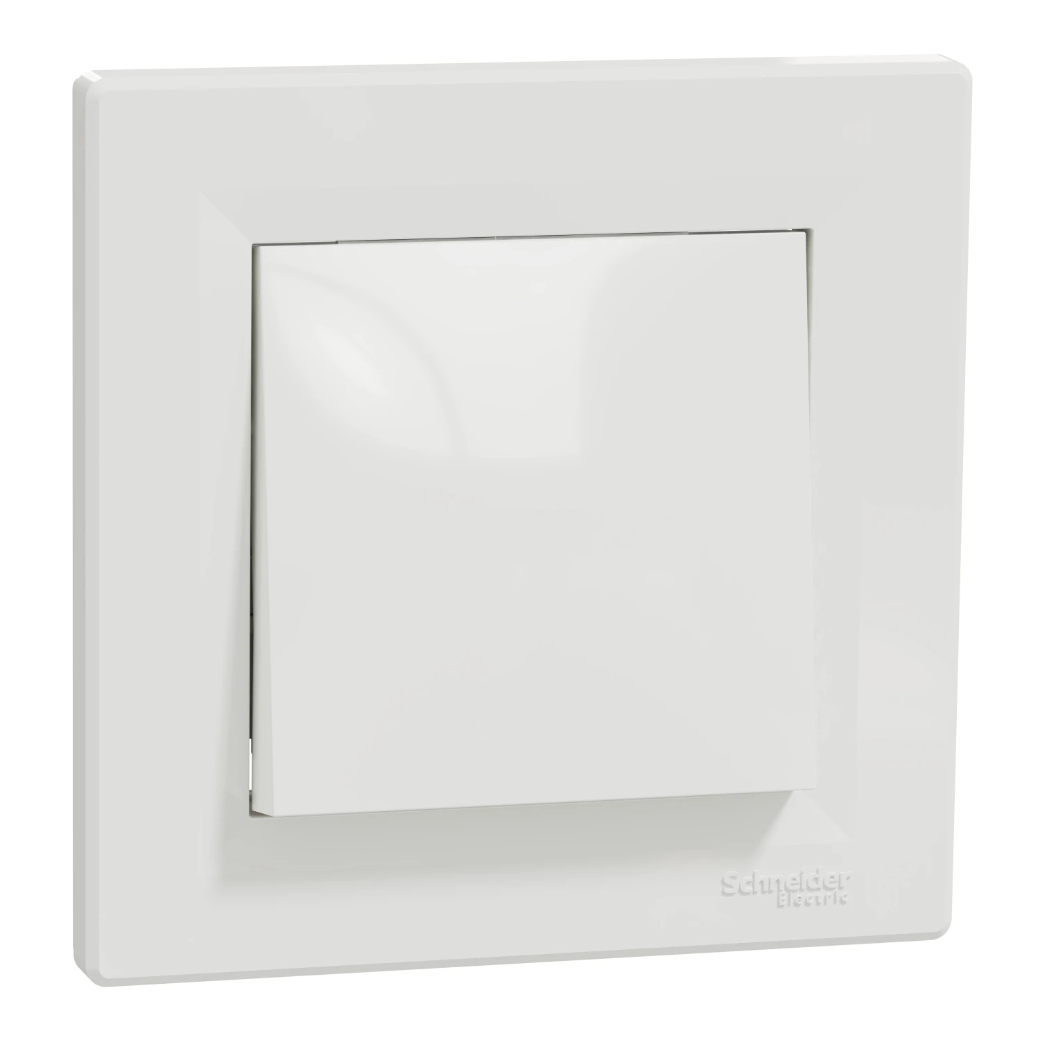 Bouton-poussoir simple Asfora EPH0700121 — blanc