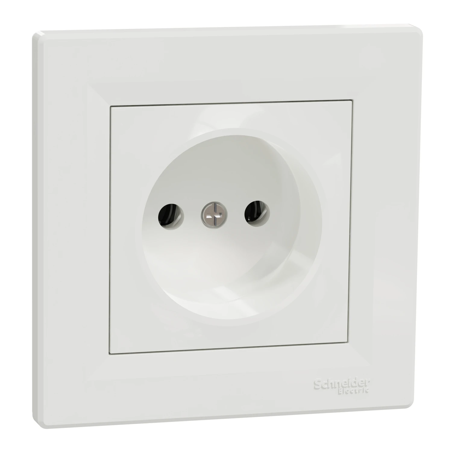 Prise de courant 2P Asfora EPH3000121 — blanc